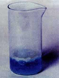 Simple substances. Nonmetals: Liquid oxygen - liquid blue